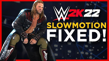 How to Fix Slow Motion Movement and Windowed Screen in WWE 2K22.