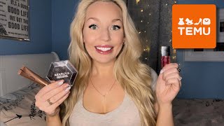 ASMR GET READY WITH ME USING TEMU BEAUTY PRODUCTS💖 UNDER $5 🤑 screenshot 4