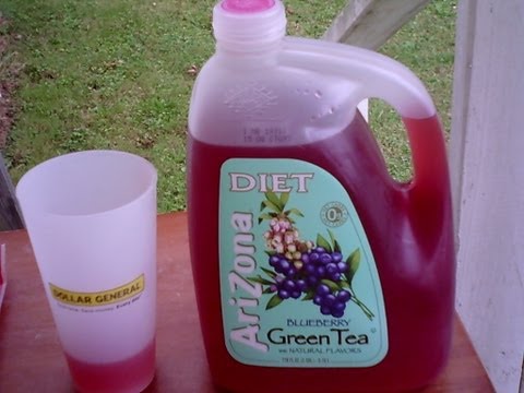 I review Arizona Diet Blueberry Green Tea