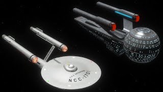 Olympic class v TOS Enterprise Size Comparison