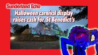 Halloween carnival display at Sunderland home raises funds for St Benedict's