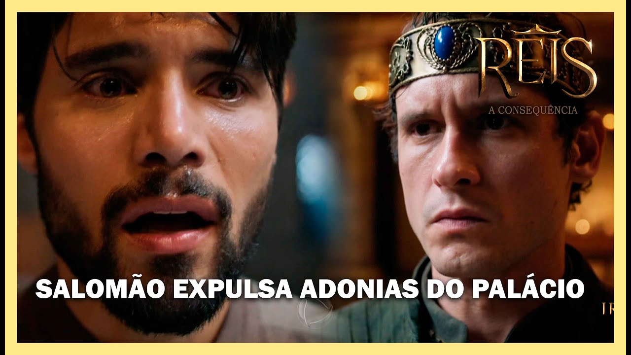 Salomão expulsa Adonias do palácio de Jerusalém | NOVELA REIS