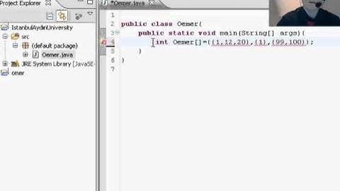33 -Java Programming Tutorial  - Multidimensional Arrays Omer GEZER.wmv