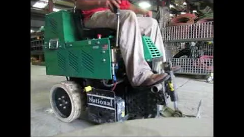 For Sale 2011 National 5700 Ride-On Floor Scraper Stripper 48V bidadoo.com