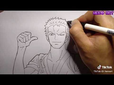 Video Vẽ zoro đẹp của hero art - youtube