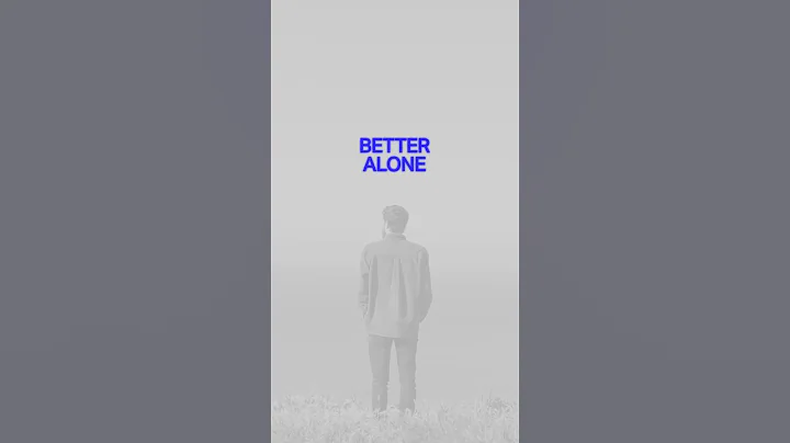 better alone out now! hope it helps ❤️‍🩹