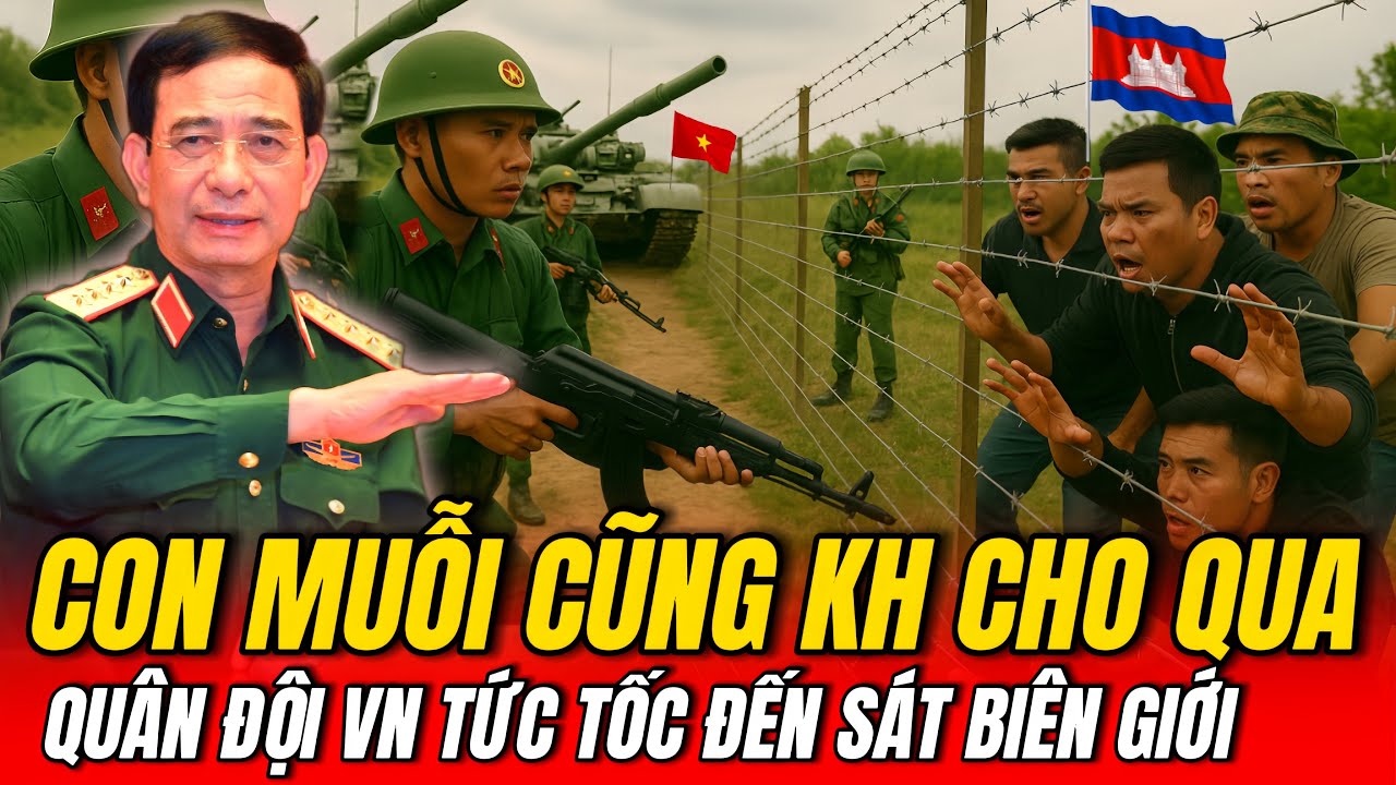 Ngay Khi Thái Dội Bom Campuchia Quân Đội VN Cùng Loạt Khí Tài Áp Sát Biên Giới Tây Nam?