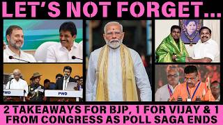 Reinstate Annamalai!: 4 post-poll takeaways for BJP, Vijay & Congress