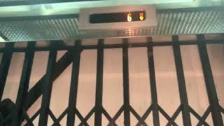 Extremely Rare c.1975 gated Otis Elevator @ Broadway Hotel