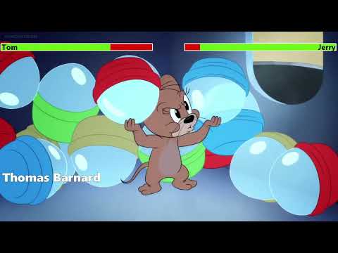 Tom and Jerry (2021) On a Roll Animated Short with healthbars