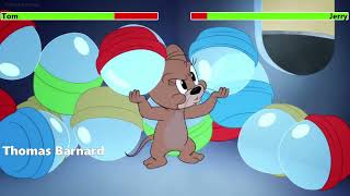 Tom and Jerry (2021) On a Roll Animated Short with healthbars