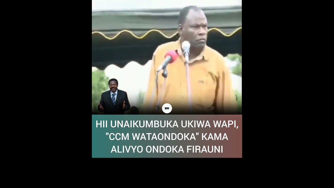 CCM wataondoka kama alivyo ondoka Firauni, hii kauli unaikumbuka ukiwa wapi #trendingshorts