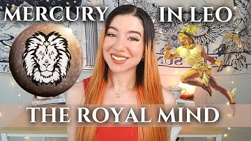 MERCURY IN LEO♌🦁 Exploring Your Mind & Communication🧠 Mercury In Astrology (For BEGINNERS too!)