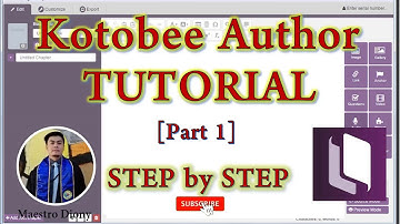 KOTOBEE AUTHOR TUTORIAL - Part 1 -  Tagalog EASY STEP by STEP Tutorial