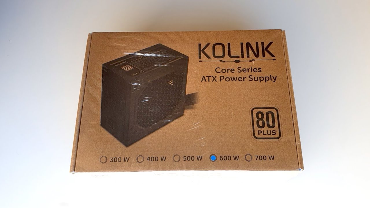 Unboxing Budget PSU - Kolink 600W 80 Plus