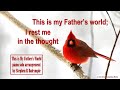 This is my fathers world  piano solo arrangement by stephen r dalrymple