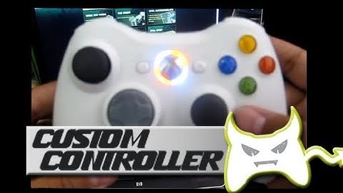 Custom Xbox 360 Controllers: Orange and White LEDs