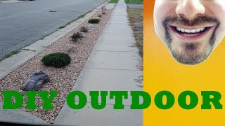 How to Landscape With Decorative Rocks Curbside Lawn