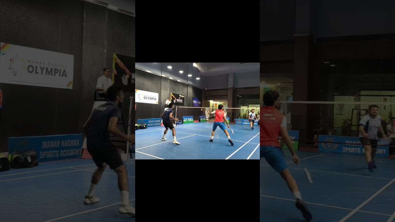defence badminton play