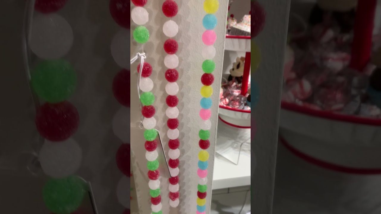 6' Holiday Gumdrop Candy Garland Christmas Tree Garland 2596050 YouTube