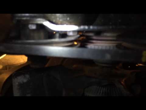 Oldsmobile 307 power steering pump belt adjustment pt.1