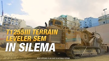 Vermeer T1255 Terrain Leveler at Work - Site Prep in Sliema