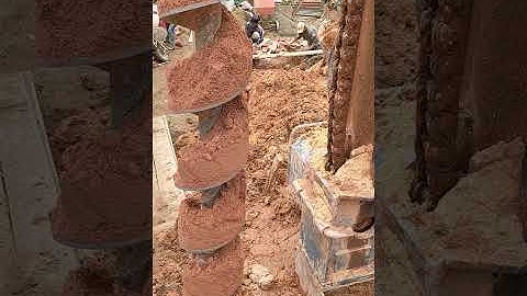 khoan cọc nhồi khoan khô