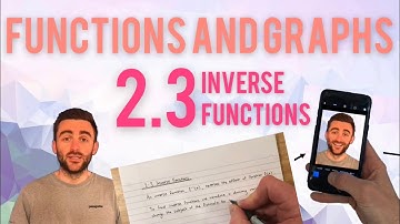 Higher Maths | 2. Functions and Graphs | 2.3 Inverse Functions