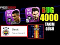 BİR ANDA BUG OLDU 0 TAKIM GÜCÜ 4000 E DÖNÜŞTÜ ! PES 19 MOBİLE #sizlerinkadroları