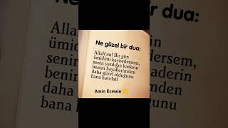 Amin Ecmain Ne Güzel Bir Dua Rabbim Ümitsizlerden Eyleme