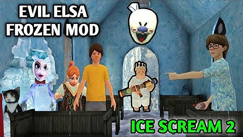Ice Scream Episode 2 - Rod is Elsa Mod Android Gameplay