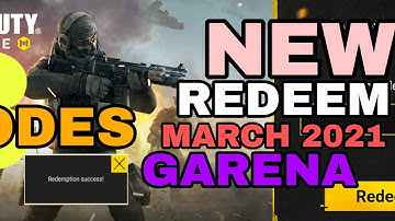 *ACTIVE* 3 march 2021 Redeem codes in call of duty mobile garena version