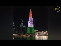 UAE | Burj Khalifa Lights Up With Tricolour To Extend Support To India Amid Covid Crisis