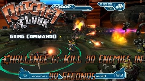 Ratchet & Clank: Going Commando | Megacorp Game Challenge 6: Kill 90 Enemies in 90 Seconds (Ps2/Ps3)