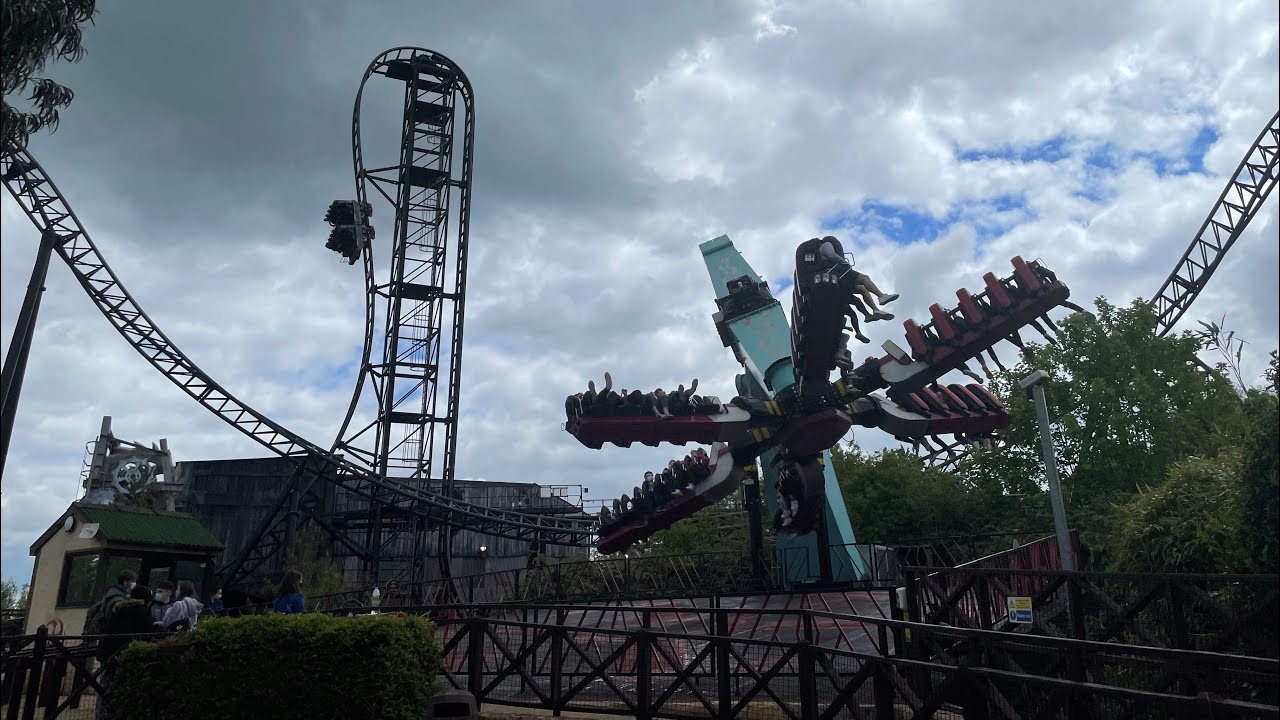 Samurai Off Ride Thorpe Park 2021 - YouTube