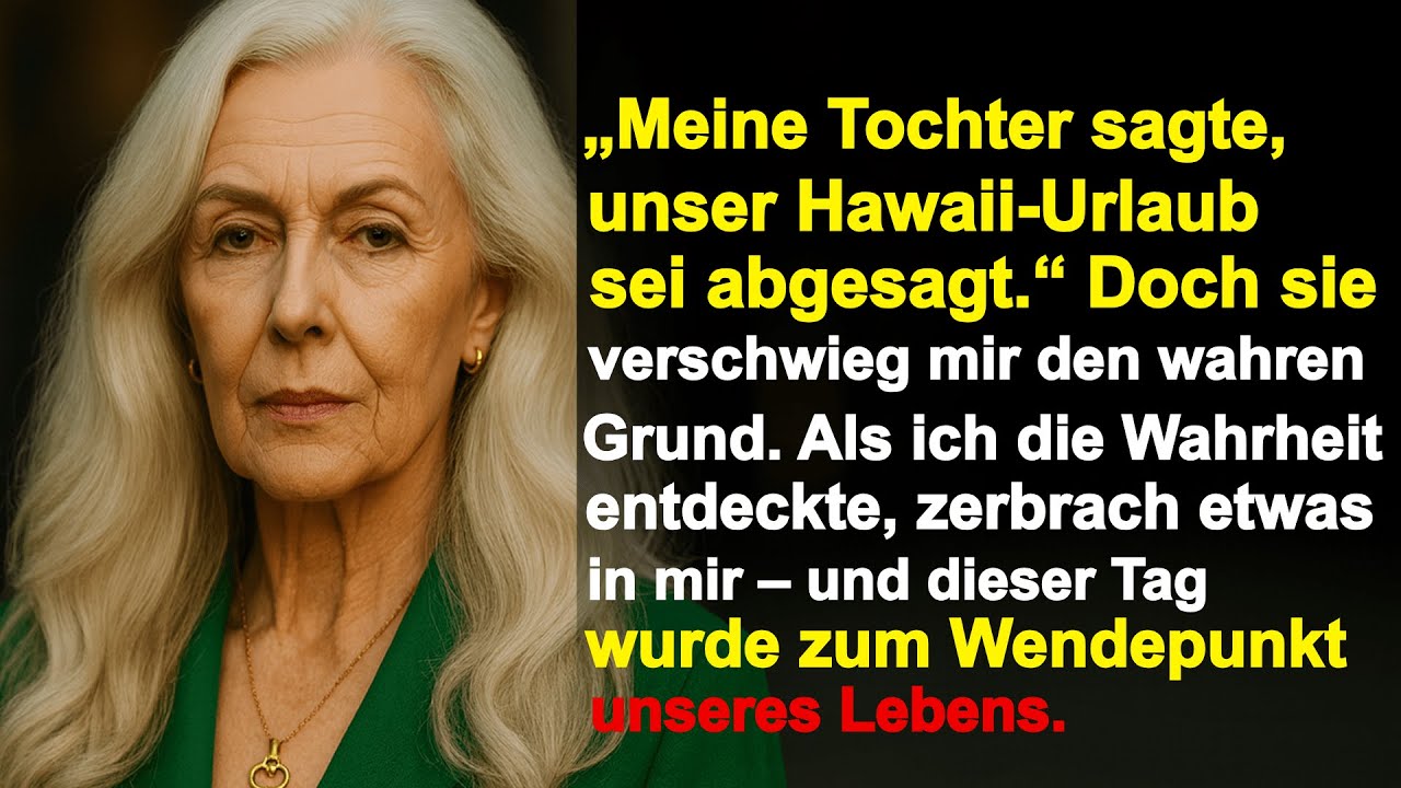Meine Tochter sagte, unser Hawaii-Urlaub sei abgesagt – doch den wahren Grund verschwieg sie mir.