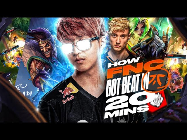 HOW DID G2 BEAT FNATIC SO QUICKLY? G2 VS FNC REVIEW - CAEDREL