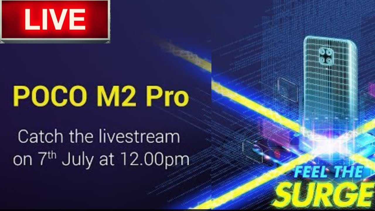 Poco M2 Pro Launch Event | Poco M2 Pro Live Event