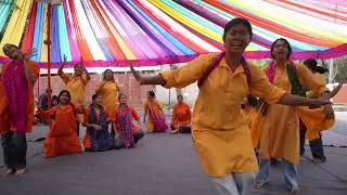Street play performance by LSR Dramsoc at AAHVAAN (Histrionica 2026)