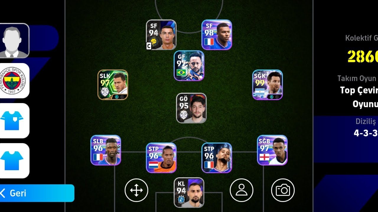 KADROMU GÜÇLENDİRDİM / EFOOTBALL:  (3.BÖLÜM)