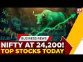 Opening Bell: Sensex Drops Over 150 Pts, Nifty Tests 24,200; Eternal, Adani Ports Fall 2% Each