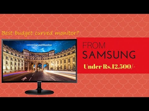 samsung 24f390 curved monitor (Unboxing + full review)