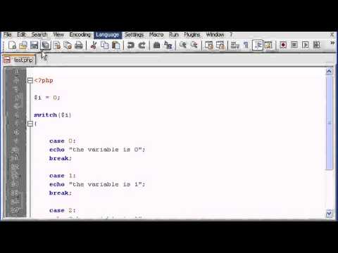 14  Switch (Section PHP & MySQL)