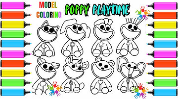 Smiling Critters Coloring Pages / How to COLOR all Characters Poppy Playtime 3 / Model Coloring