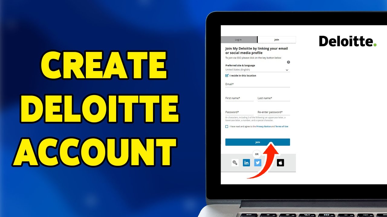 How To Create Account On Deloitte 2024 | Deloitte Account Sign Up ...