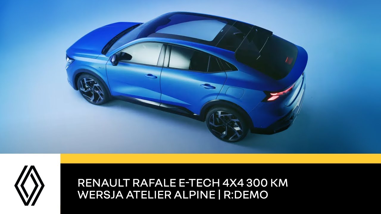 Renault Rafale E-Tech 4x4 300 KM wersja atelier Alpine | R:Demo