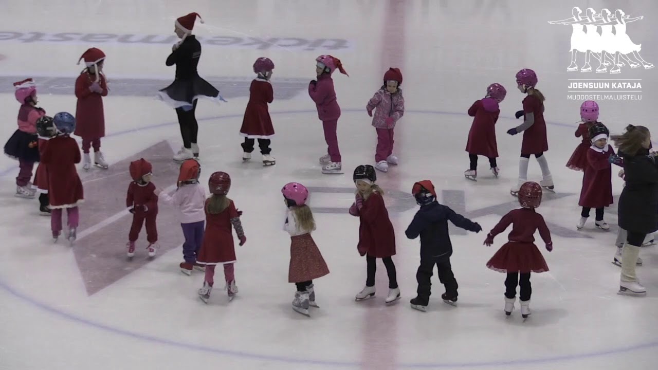 Mimmin luistelukoulu esiintyy joulunäytöksessä 2017