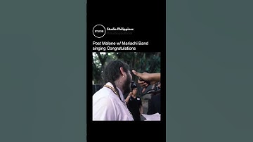 Thumbnail of Post Malone w  Mariachi Band singing Congratulations #trending #music #postmalone #texas #quavo #rap