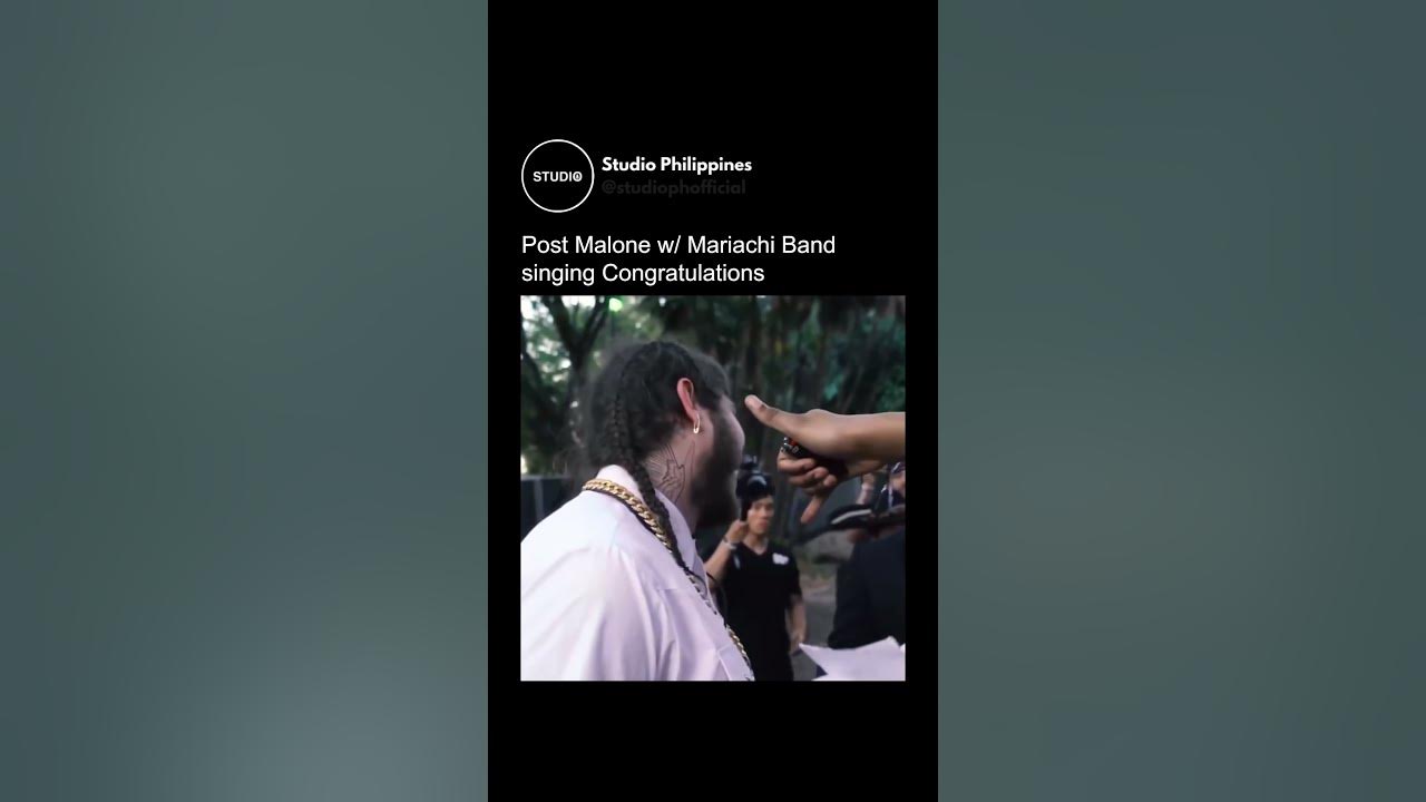 Post Malone w Mariachi Band singing Congratulations #trending #music #postmalone #texas #quavo #rap Post Malone w Mariachi Band singing Congratulations #trending #music #postmalone #texas #quavo #rap