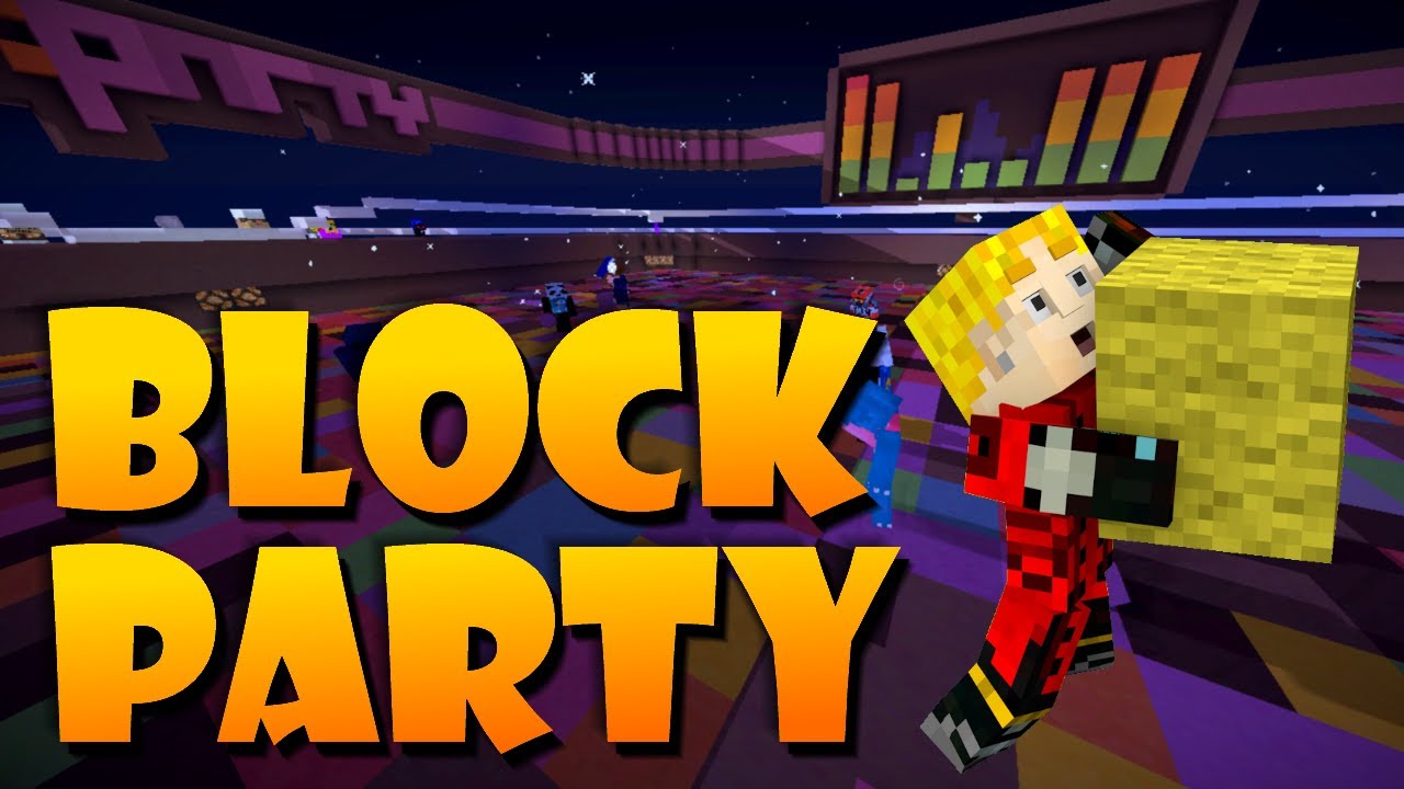 Где превью. Блок пати. Block Party майнкрафт. Картинки блок пати. Блок парти игра майнкрафт.